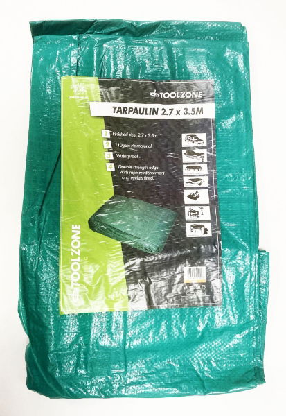 TOOLZONE 2.7M X 3.5M TARPAULIN