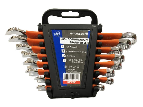 KDPSP127-8PC COMBINATION SPANNER SET