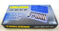 KDPHX036 15PC HEX BITS & 1)2'' ADAPTOR-PACK