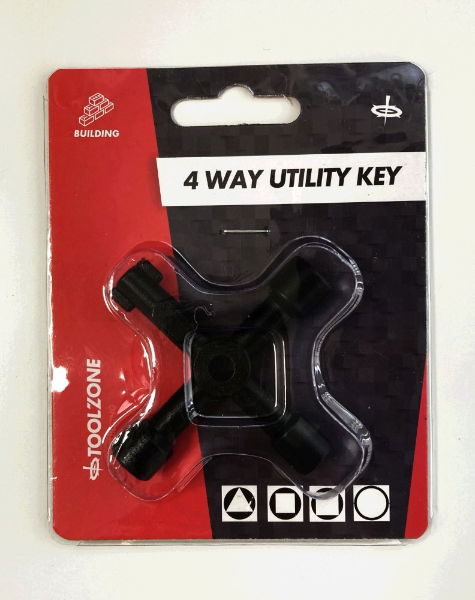 KDPPB058 - 4 WAY UTIL KEY