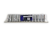 T/Z 15PC 3/8 DEEP CRV SOCKETS ON RAIL"