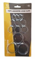 KDPHW067 - 12PC HOSE CLIPS ON CARD