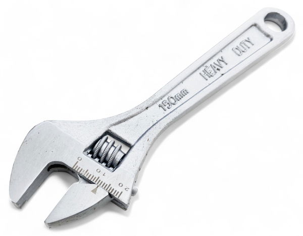 T/Z 6 SATIN FINISH ADJUSTABLE SPANNER"