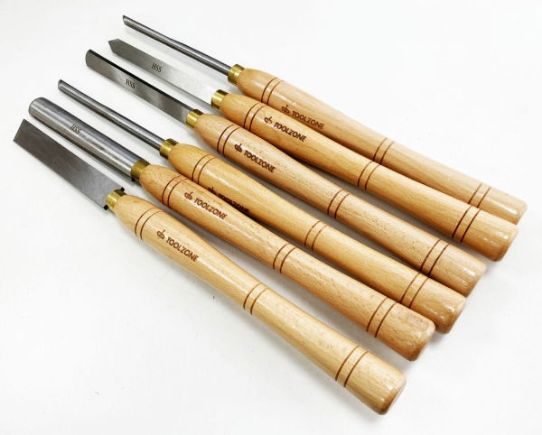 TOOLZONE 6PC HSS TURNING CHISEL SET