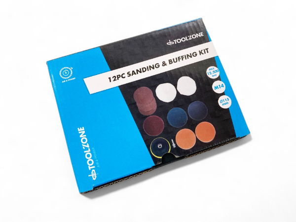 TOOLZONE 12PC SANDING & BUFFING KIT