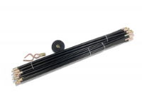 TOOLZONE 12PC DRAIN ROD SET
