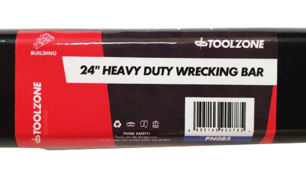 KDPPN085-24INCH HEAVY DUTY WRECKING BAR LABEL