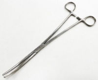 TOOLZONE BENT FORCEPS 10 INCH