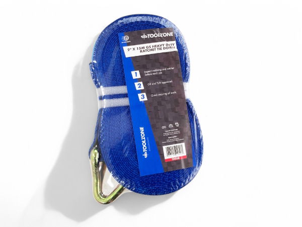 TZ 2 X 15M GS H/DUTY RATCHET TIE DOWN"