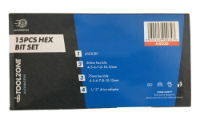 KDPHX036-15PC HEXBITSETBACK