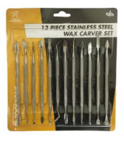 KDPHB275-12PC STAINLESS STEEL WAX CARVER SET