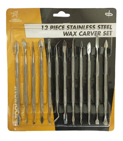 KDPHB275-12PC STAINLESS STEEL WAX CARVER SET