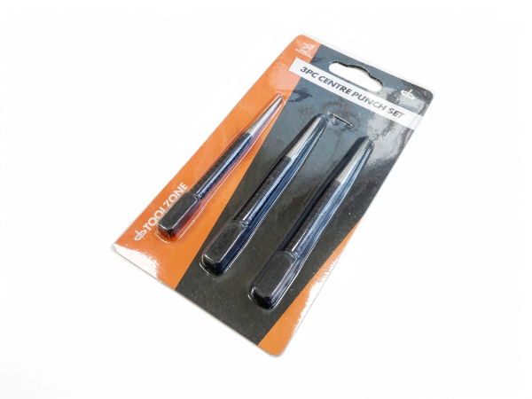 TOOLZONE 3PC CENTRE PUNCH SET