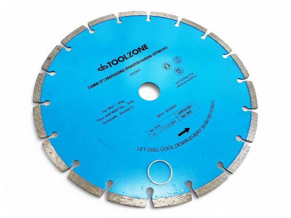 TOOLZONE 9 SEGMENTED DIAMOND DISC"