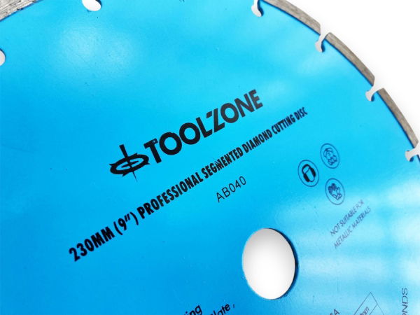 TOOLZONE 9 SEGMENTED DIAMOND DISC"