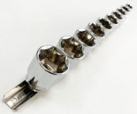 T/ZONE 10PC 1/2 AF CRV SHALLOW SOCKETS"
