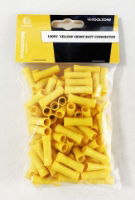 TZ 100PC INS. YELLOW CRIMP BUTT CONNECT.