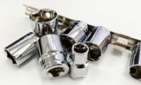 T/ZONE 10PC 1/2 AF CRV SHALLOW SOCKETS"