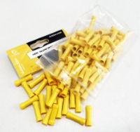 TZ 100PC INS. YELLOW CRIMP BUTT CONNECT.