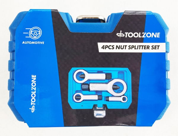 TOOLZONE 4PC NUT SPLITTER SET