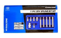 KDPSD098 - 11PC SPLINE BITS