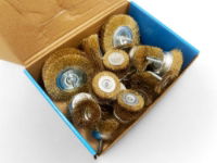 T/ZONE 24PC ASSORTED WIRE WHEELS