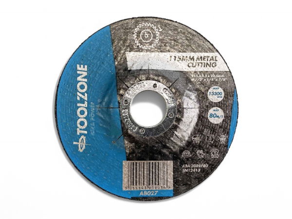 T/ZONE 41/2 METAL CUTTING DISC DEP.CEN"