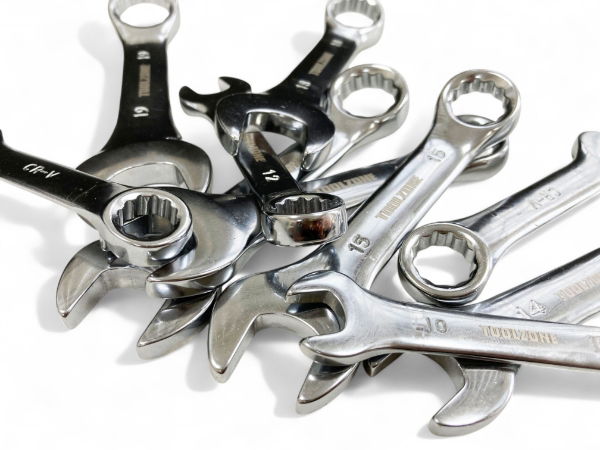 T/Z 10PC MM STUBBY SPANNERS F/P IN RACK
