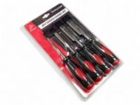 T/ZONE 4PC QUALITY CHISELS RED/BLACK HDL