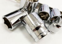 T/ZONE 10PC 1/2 AF CRV SHALLOW SOCKETS"