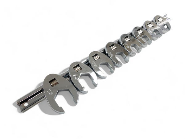 TZ 8PC IMP. CROWSFOOT SPANNER SET CRV