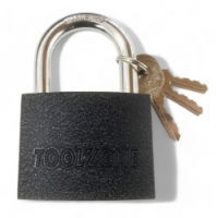 TOOLZONE 75MM IRON PADLOCK