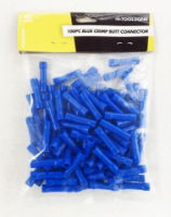 TZ 100PC INS. BLUE CRIMP BUTT CONNECTORS