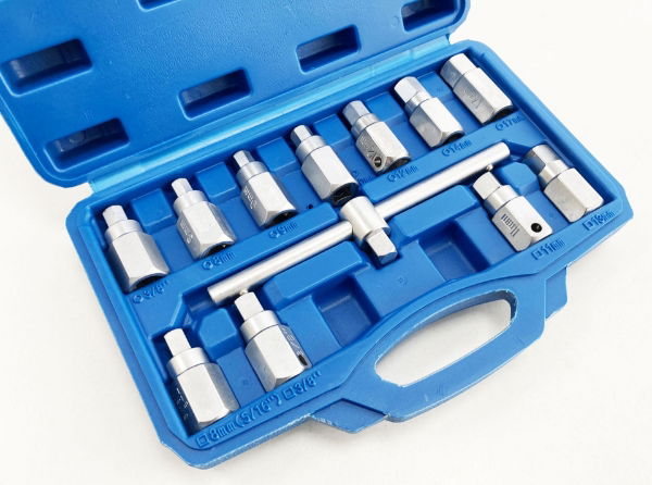 TOOLZONE 12PC DRAIN PLUG KEYS