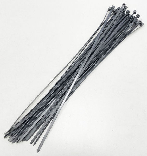 TOOLZONE 30PC 15 SILVER CABLE TIES"