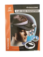 KDPHB195 TOOLZONE HEAD MAGNIFIER 2 LEDS-PACK FRONT