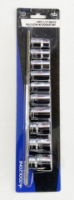 T/ZONE 10PC 1/2 AF CRV SHALLOW SOCKETS"