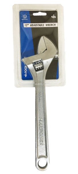 T/Z 12 SATIN FINISH ADJUSTABLE SPANNER"