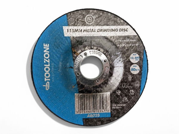 T/ZONE 41/2 METAL GRINDING DISC DEP. CE"