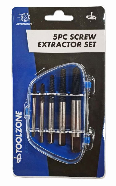 KDPDR185 - 5PC SCREWS EXTRACTOR