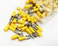 TOOLZONE 100PC YELLOW FEMALE TERMINALS