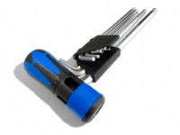 T/Z 9PC MM BALL HEX KEYS CR ALLOY + HAND