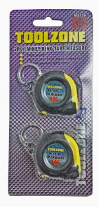 KDPMS139 - 2PC 1M KEYRING TAPE MEASURE