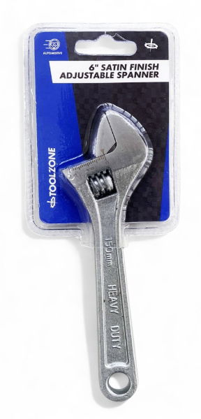 T/Z 6 SATIN FINISH ADJUSTABLE SPANNER"