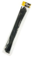 T/ZONE 12 PC 20 X 9MM BLACK CABLE TIES"