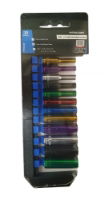 KDPSS314-0.25INCH DEEP COLOURED SOCKETS