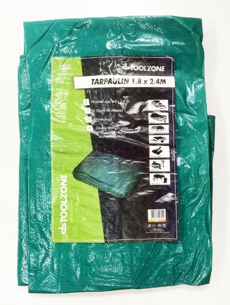 TOOLZONE 1.8M X 2.4M TARPAULIN