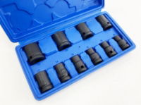 T/ZONE 10PC 1/2 SHALLOW IMPACT SOCKETS"