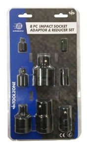 TOOLZONE 8PC IMPACT ADAPTOR & REDUCER SE