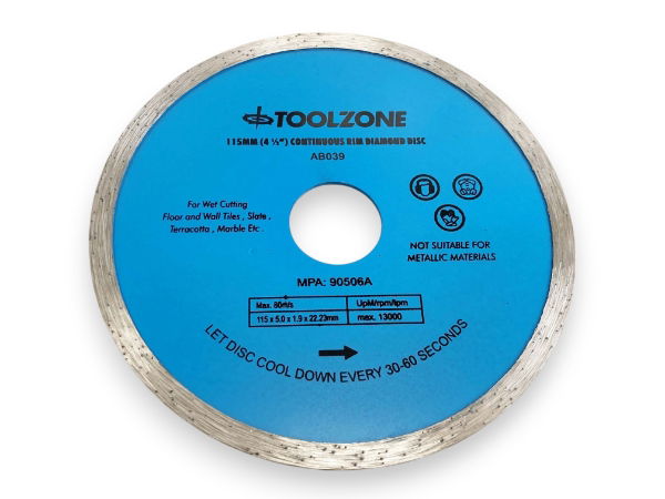 41/2 CONTINUOUS RIM DIAMOND DISC"